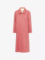 WEEKEND MAX MARA HERRINGBONE WOOL-BLEND COAT