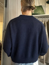 PRE-OWNED STUDIO WYLDER NAVY SWEATER S/M RRP £225