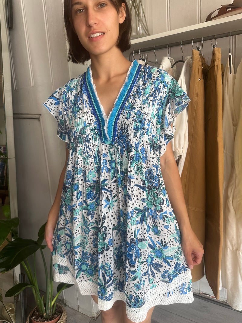 PRE-OWNED POUPETTE ST BARTH SUN DRESS M/L RRP £345