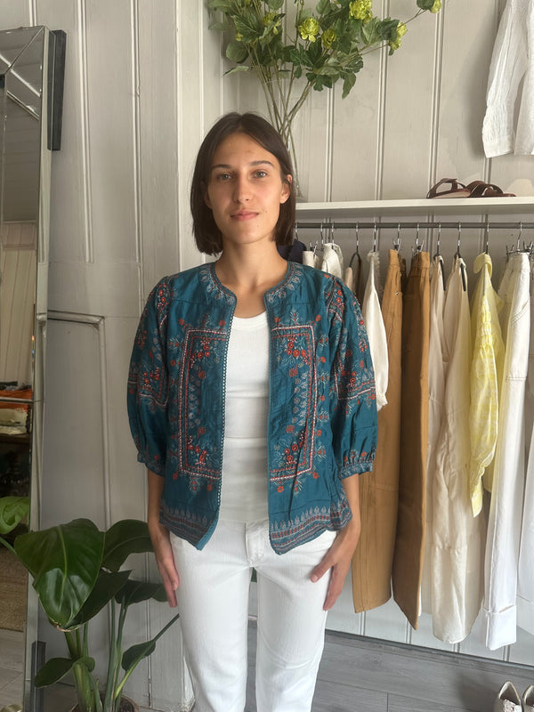 PRE-LOVED M.A.B.E. SILK BLEND JACKET RRP £325 M