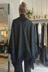 LORETTA CAPONI MAXI PONCHO IN COURMAYER
