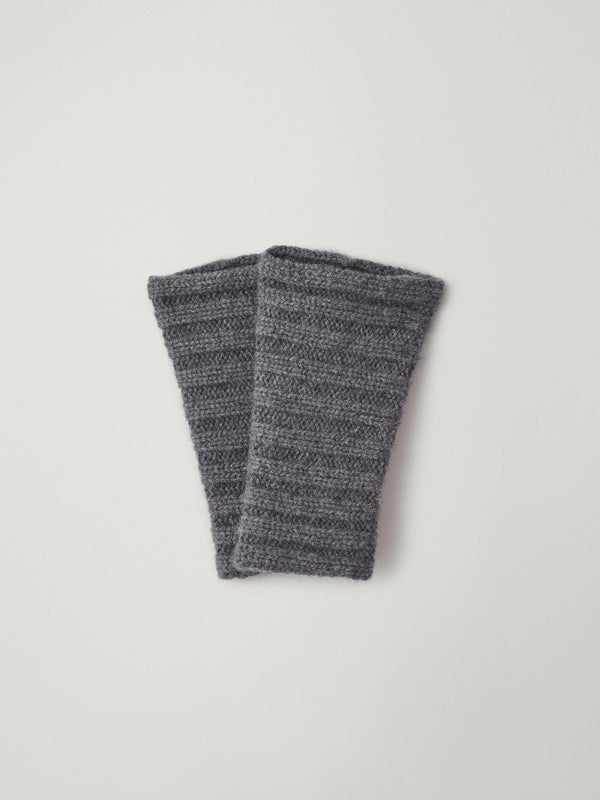 LISA YANG ZARIE ARM WARMERS IN GRAPHITE - MORE STOCK COMING