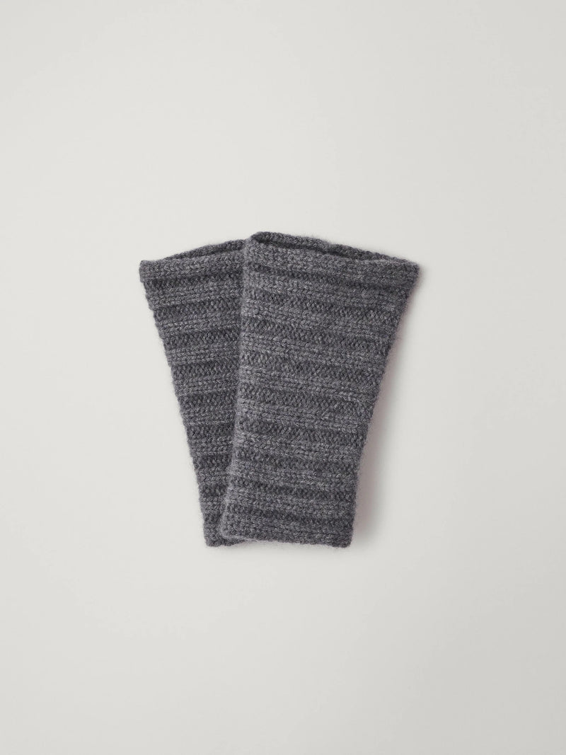 LISA YANG ZARIE ARM WARMERS IN GRAPHITE - MORE STOCK COMING