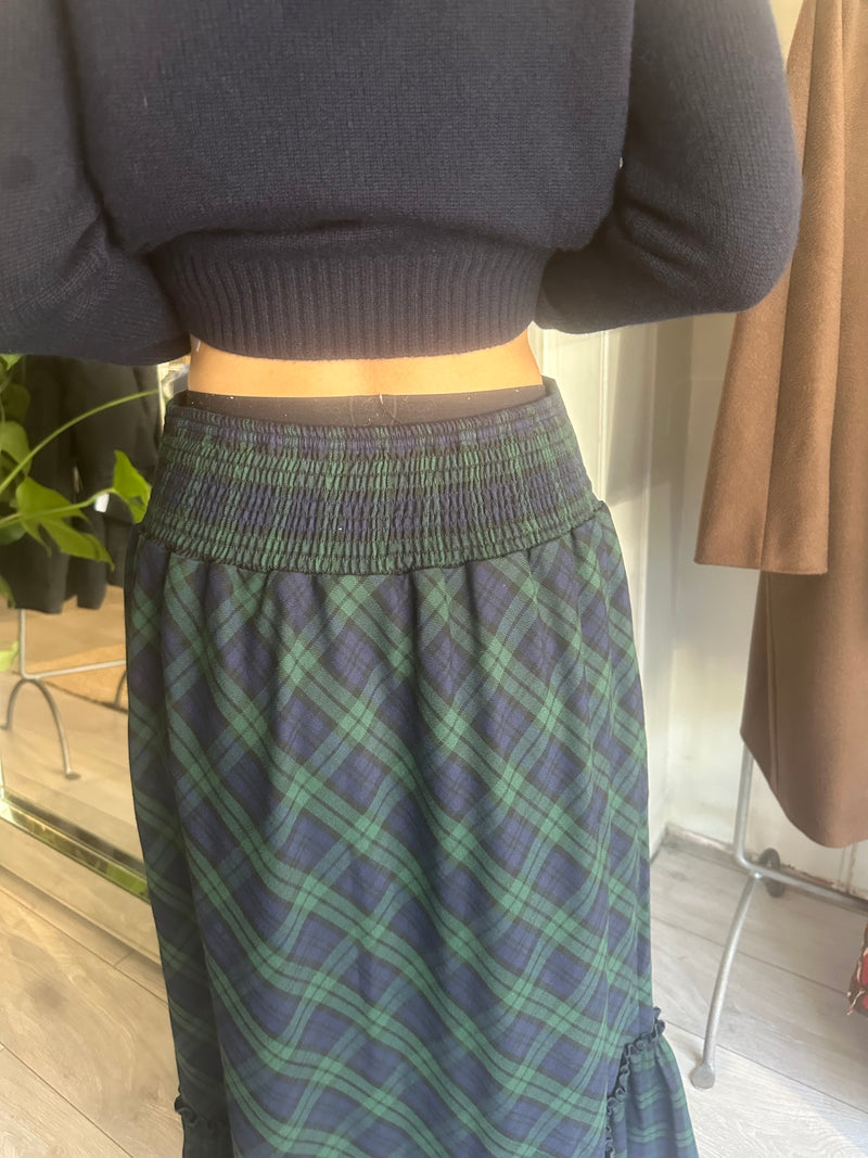 PRE-OWNED LORETTA CAPONI MAXI SKIRT RRP £495 S/M