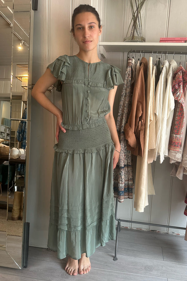 PRE-OWNED SEA MAXI DRESS (with tags) RRP £385 S/M