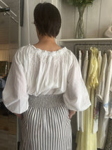 PRE-OWNED MERLETTE HAND EMBROIDERED BLOUSE XS/S RRP £295