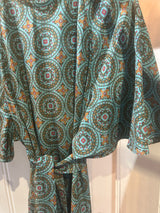 PRE-OWNED WEEKEND MAX MARA SILK DRESS M/L RRP £565