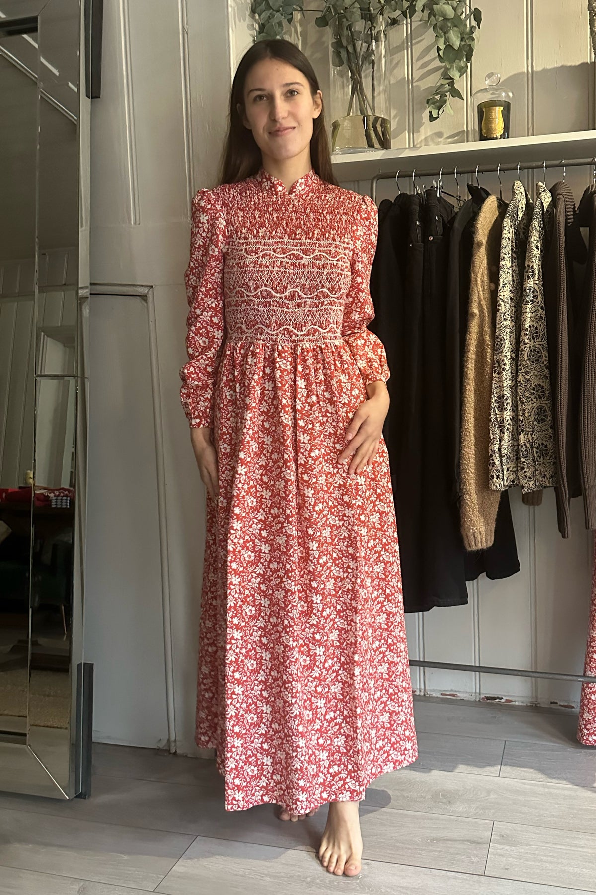 Loretta Caponi ベージュ　リボン　ワンピース Loretta Caponi – L'ENSEMBLE