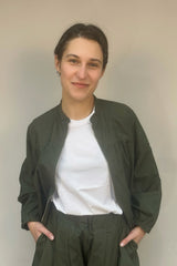 LABO.ART GIACCA FARRO JACKET IN OLIVE