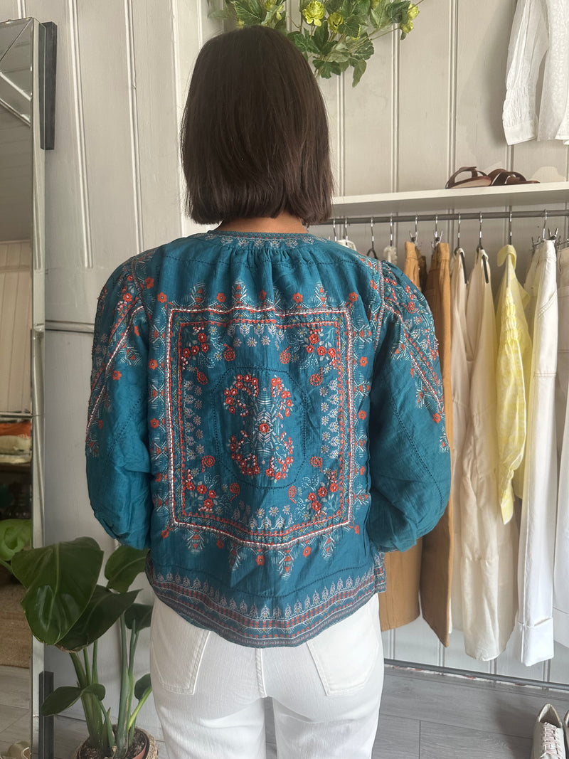 PRE-LOVED M.A.B.E. SILK BLEND JACKET RRP £325 M