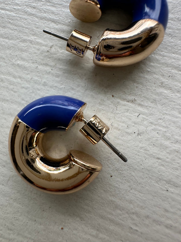 PRE-OWNED ROXANNE ASSOULIN TRUE BLUE HOOPS RRP £80