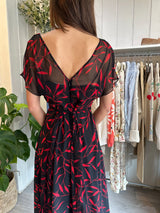 PRE-OWNED DVF DRESS 8/10 RRP £465