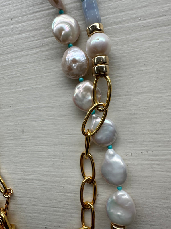 PRE-OWNED LIZZIE FORTUNATO CABANA NECKLACE RRP £425