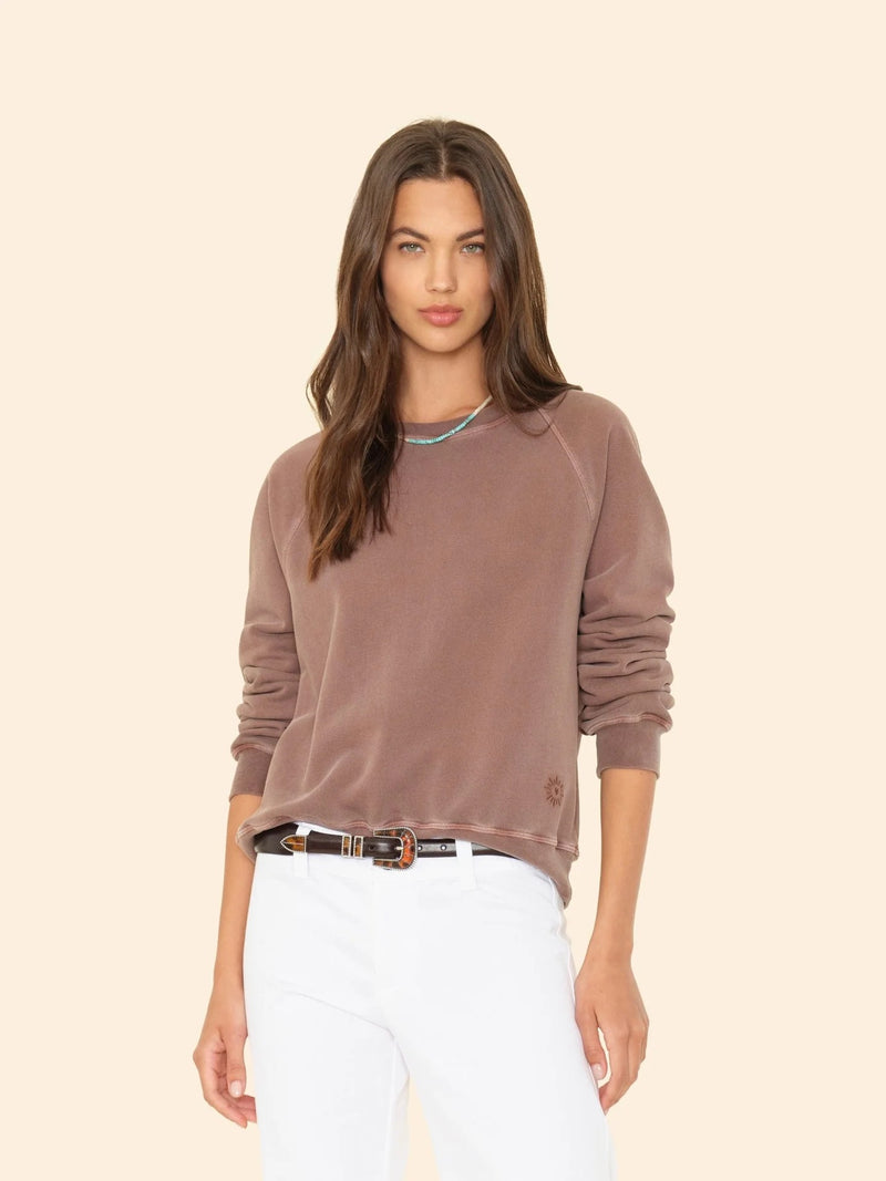 XIRENA X LEA MEYLEN PIERRE SWEATSHIRT IN PECAN