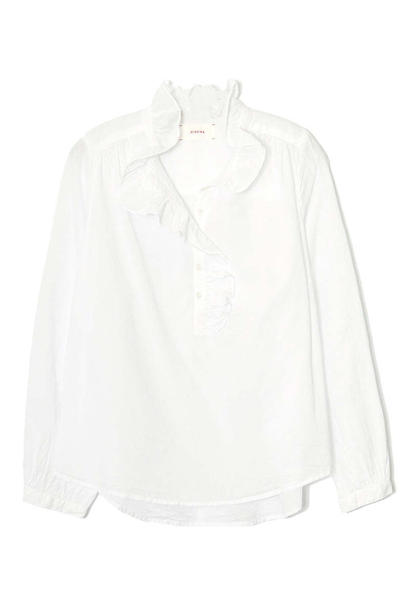 XIRENA CASPIAN TOP IN WHITE