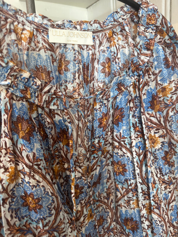 PRE-OWNED ULLA JOHNSON BLOUSE XS/S RRP £295