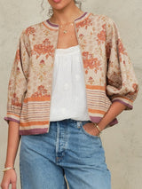M.A.B.E. AUBRIE PRINT JACKET IN MULTI