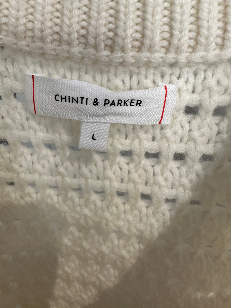 PRE-OWNED CHINTI & PARKER CASHMERE SWEATER L RRP £295