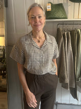 PRE-OWNED NAGUISA LINEN SHIRT M/L RRP £165