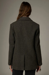 MAISON HOTEL CAMARON BLAZER IN DARK GREEN