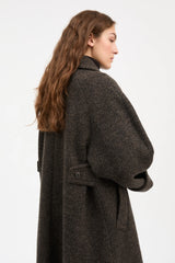 SKALL BEATE COAT IN BROWN TWILL