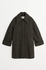 SKALL BEATE COAT IN BROWN TWILL