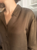 PRE-OWNED FRAME SILK SHIRT M/L RRP £425