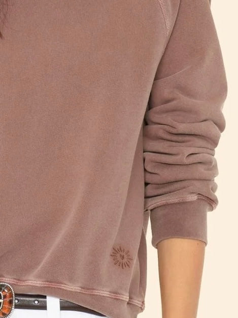 XIRENA X LEA MEYLEN PIERRE SWEATSHIRT IN PECAN