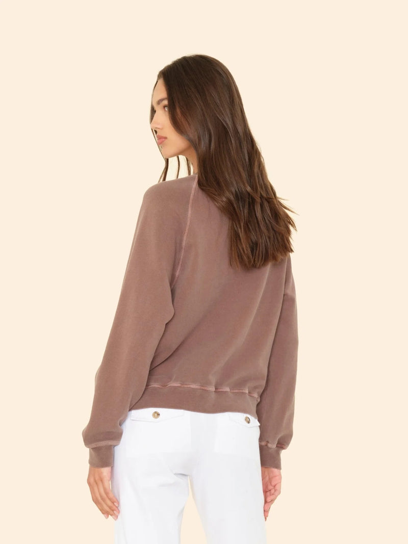 XIRENA X LEA MEYLEN PIERRE SWEATSHIRT IN PECAN