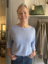 PRE-OWNED WEEKEND MAX MARA LINEN SWEATER S/M RRP £285