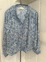 PRE-OWNED NATALIE MARTIN SILK BLOUSE XS/S