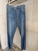 PRE-OWNED NILI LOTAL WHITNEY DENIM PANTS 27/28 RRP £440