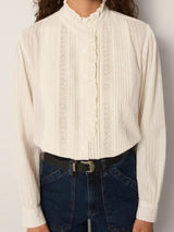 MAISON HOTEL BELLA BLOUSE IN PEARL