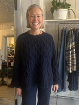 PRE-OWNED STUDIO WYLDER CABLE KNIT SWEATER S/M/L £245