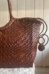 DRAGON DIFFUSION NANTUCKET OPTICAL IN TAN WITH POM POM LINER
