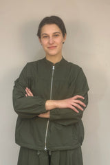 LABO.ART GIACCA FARRO JACKET IN OLIVE