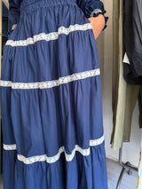 PRE-OWNED LORETTA CAPONI MAXI SKIRT M RRP £495