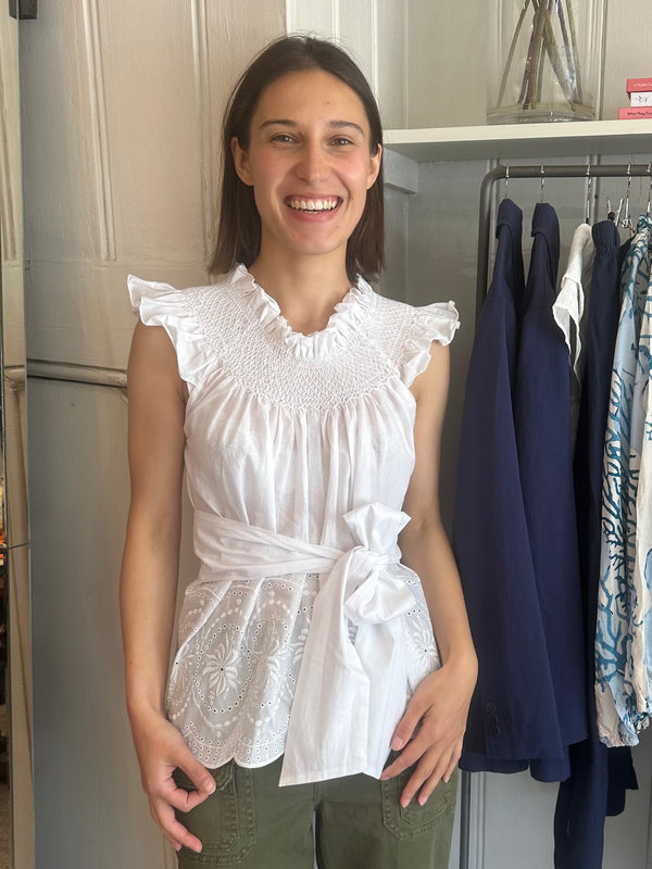PRE-OWNED LORETTA CAPONI TOP RRP £425 8/10/12