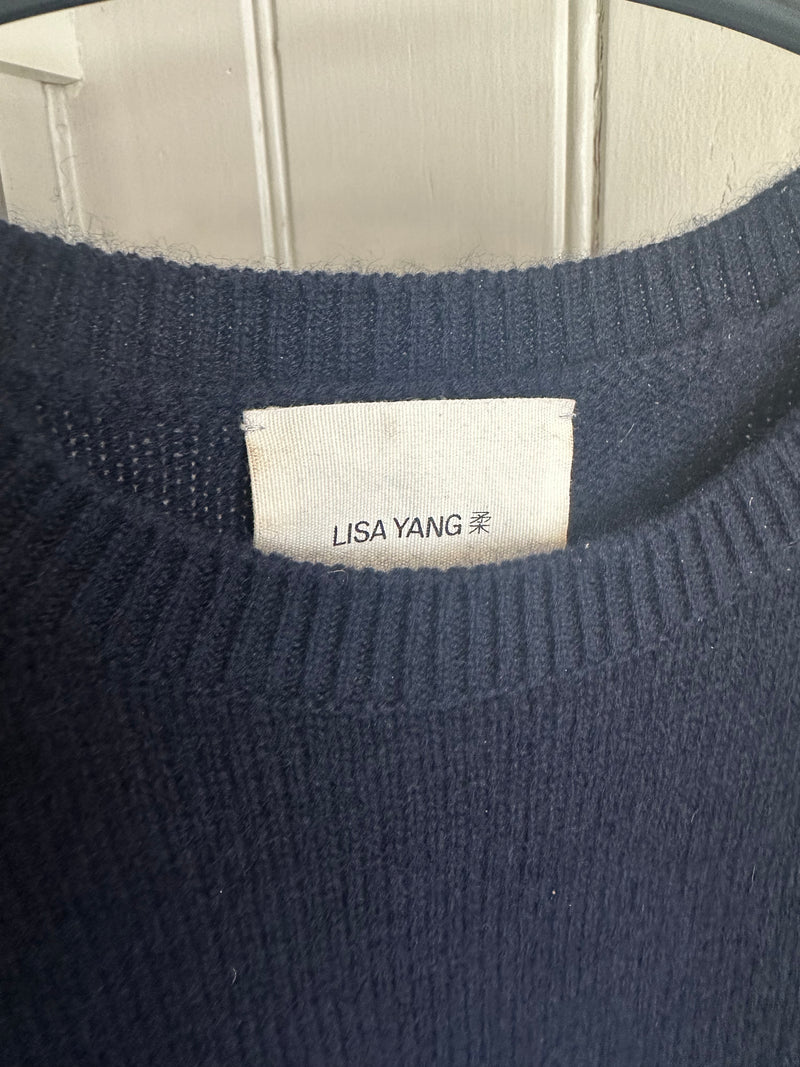PRE-OWNED LISA YANG CASHMERE SWEATER S/M RRP £365