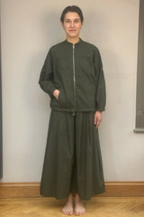 LABO.ART PANTA ROMBO IN OLIVE