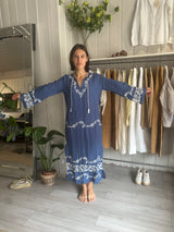 PRE-OWNED HANNAH ARTWEAR DRESS 8/10/12 RRP £595