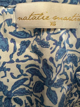 PRE-OWNED NATALIE MARTIN SILK BLOUSE XS/S