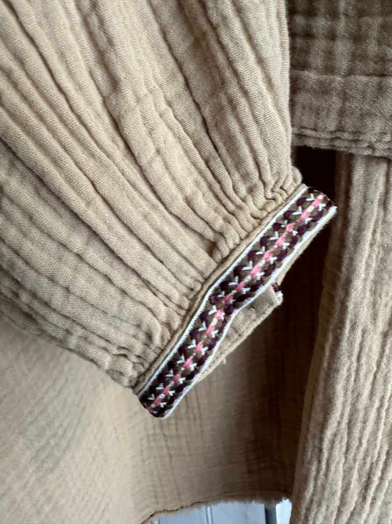 PRE-OWNED XIRENA GAUZE TOP 8/10 RRP £265