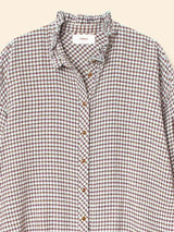 XIRENA JENSEN SHIRT IN BABY BLUE CHECK