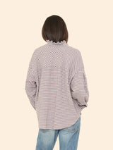 XIRENA JENSEN SHIRT IN BABY BLUE CHECK