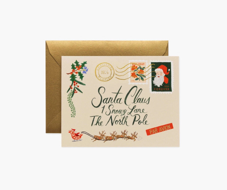 SANTA CLAUS BOX OF 8 CARDS