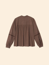 XIRENA X LEA MEYLEN LAURA SHIRT IN CHOCOLAT
