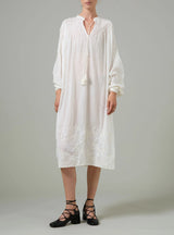 THIERRY COLSON GUISE DRESS - WILD FLOWER EMBROIDERY