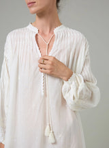 THIERRY COLSON GUISE DRESS - WILD FLOWER EMBROIDERY