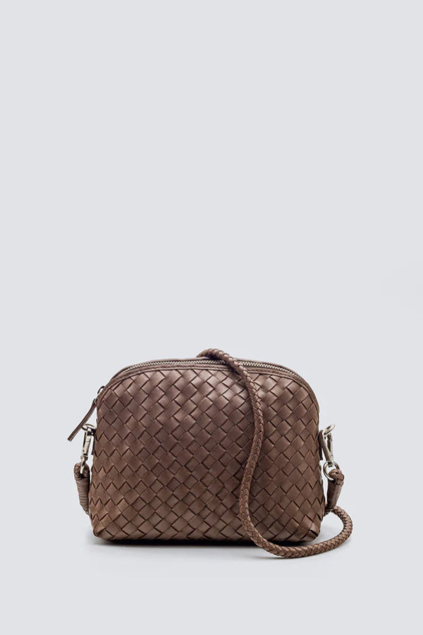 DRAGON DIFFUSION CHUNKY POCHETTE IN DARK BROWN